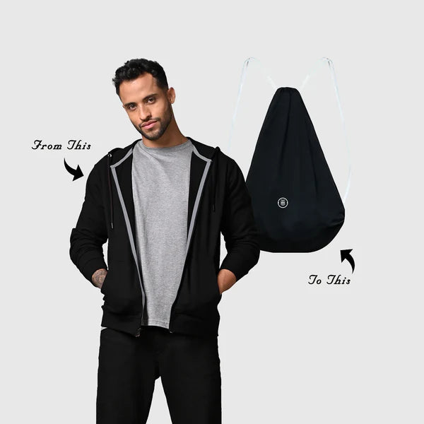 Holistik Disguise Backpack Hoodie