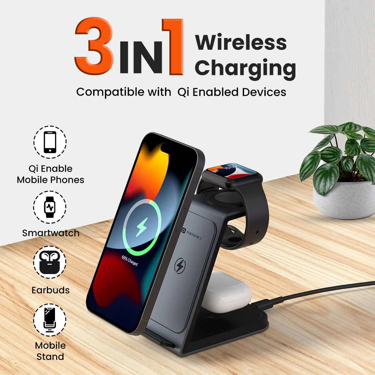 Portronics Freedom Trio