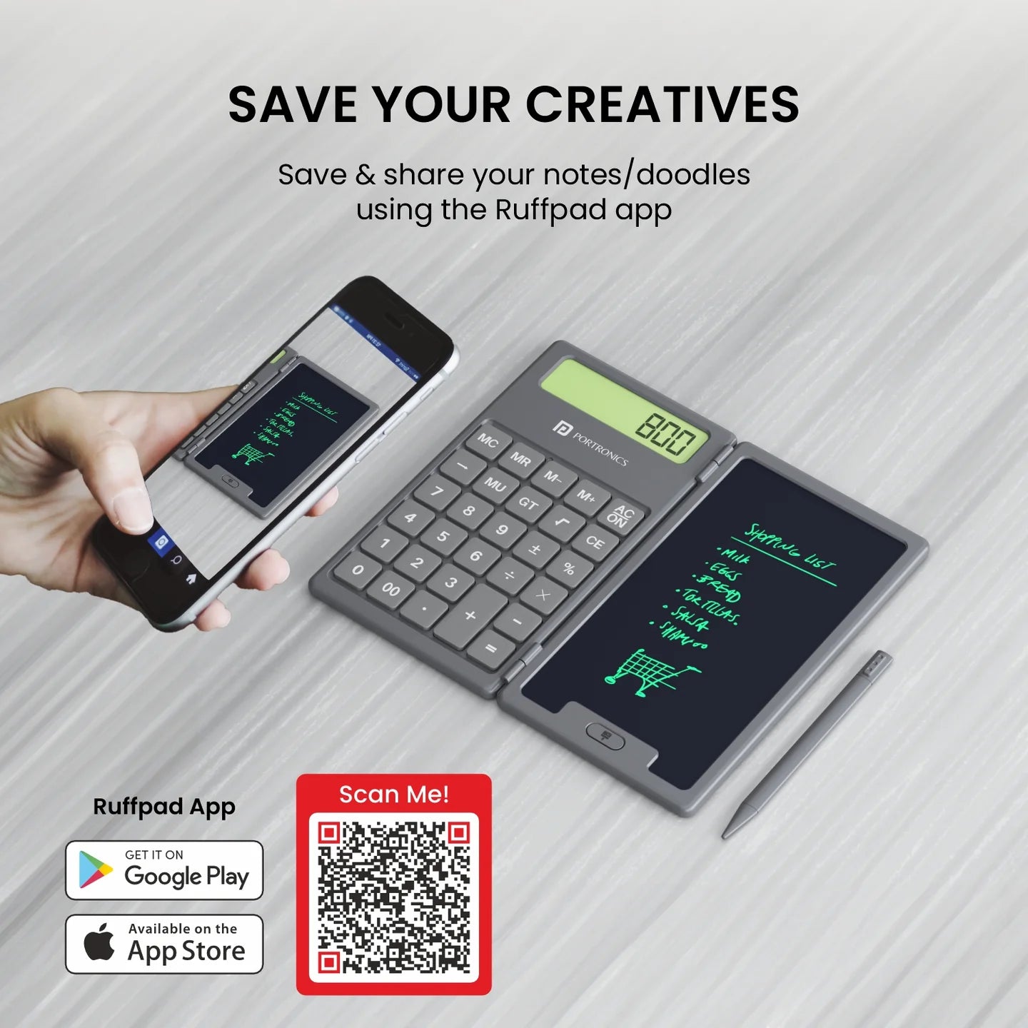 Portronics Ruffpad Calc