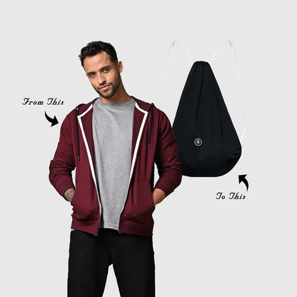 Holistik Disguise Backpack Hoodie