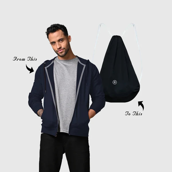 Holistik Disguise Backpack Hoodie
