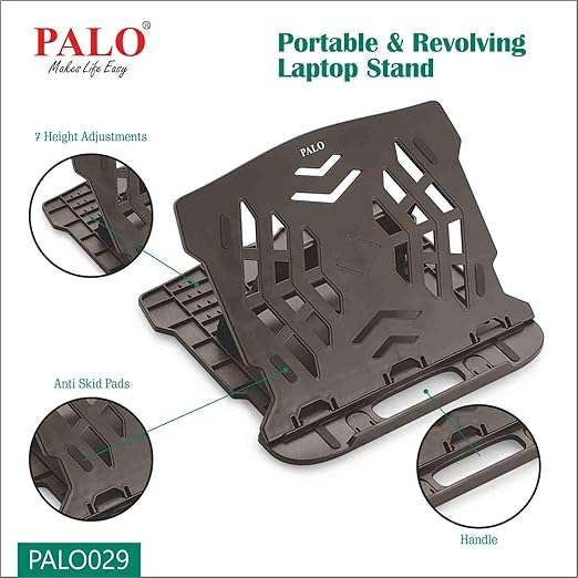 Palo Revolving Laptop Stand with Mobile Stand