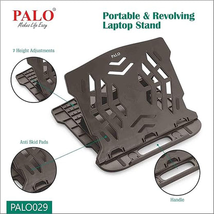 Palo Revolving Laptop Stand with Mobile Stand