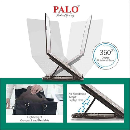 Palo Revolving Laptop Stand with Mobile Stand