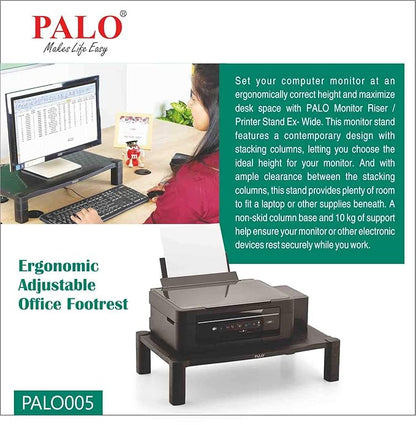 Palo Height Adjustable Monitor Riser/Printer Stand