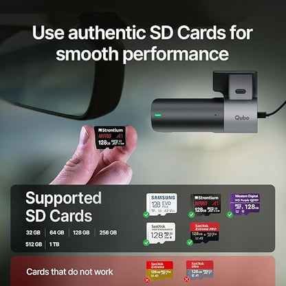 Qubo Dashcam Pro 2K