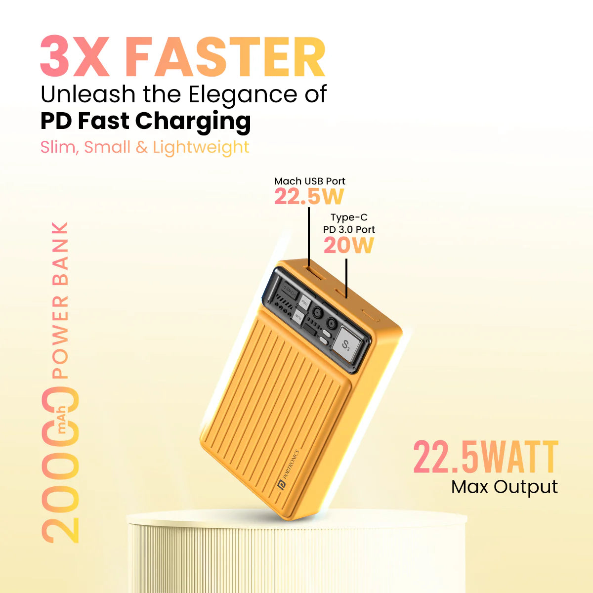 Portronics Luxcell Mini 20K
