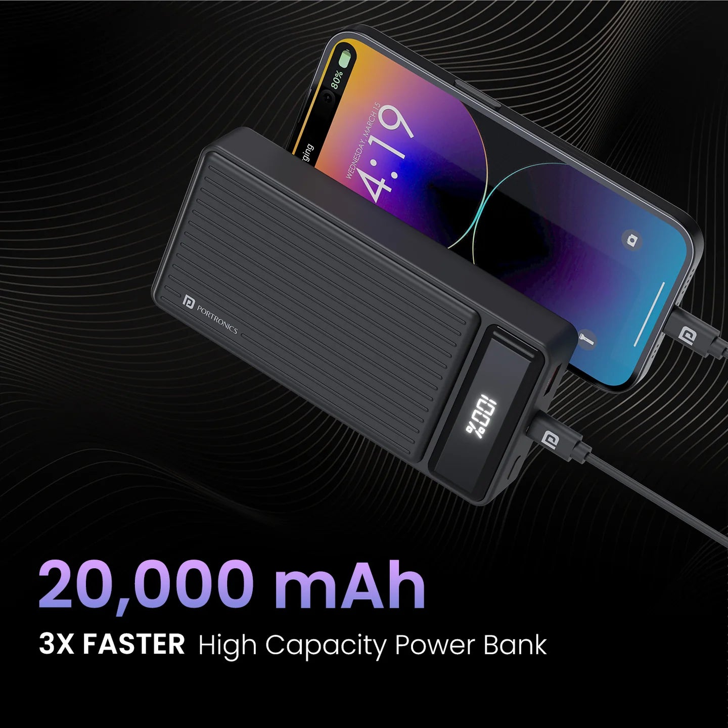 Portronics Luxcell B 20 K