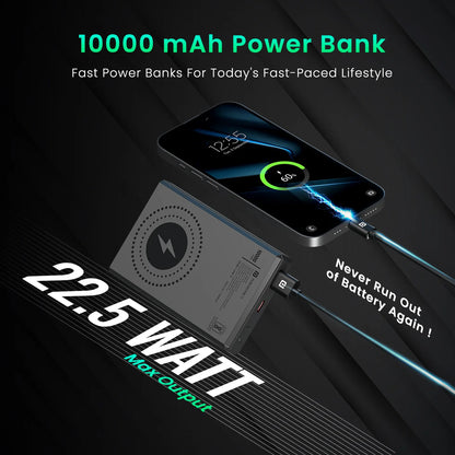 Portronics Luxcell Magclick 10K
