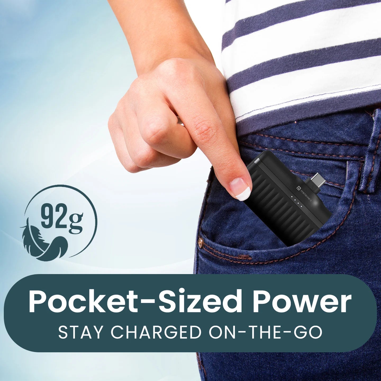 Portronics Power Pebble