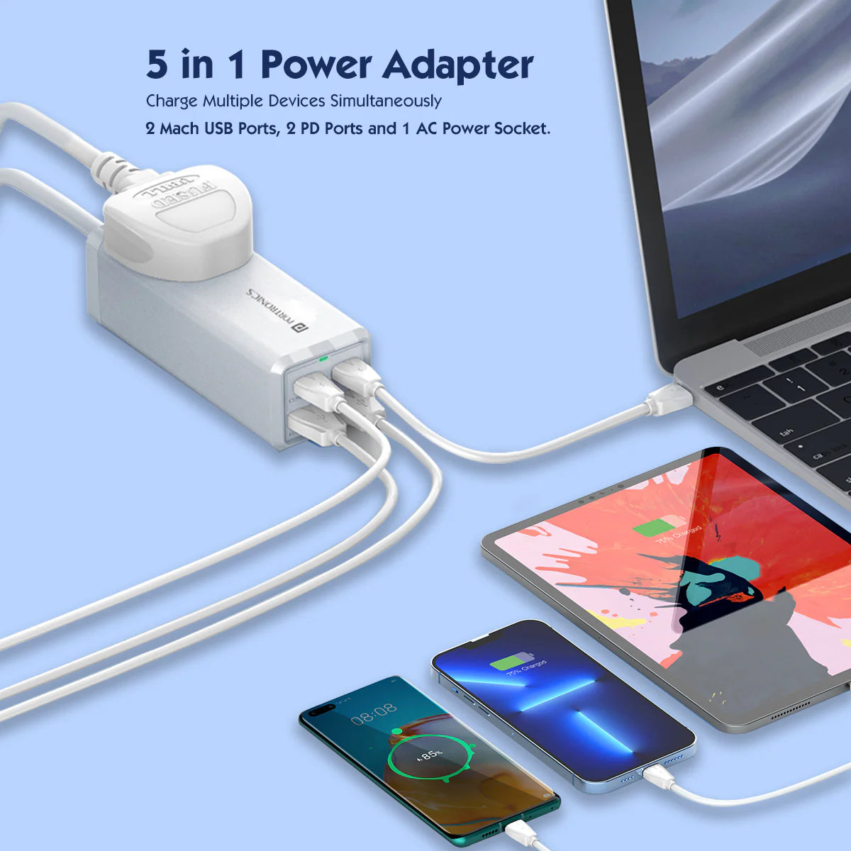 Portronics Adapto Volt 65